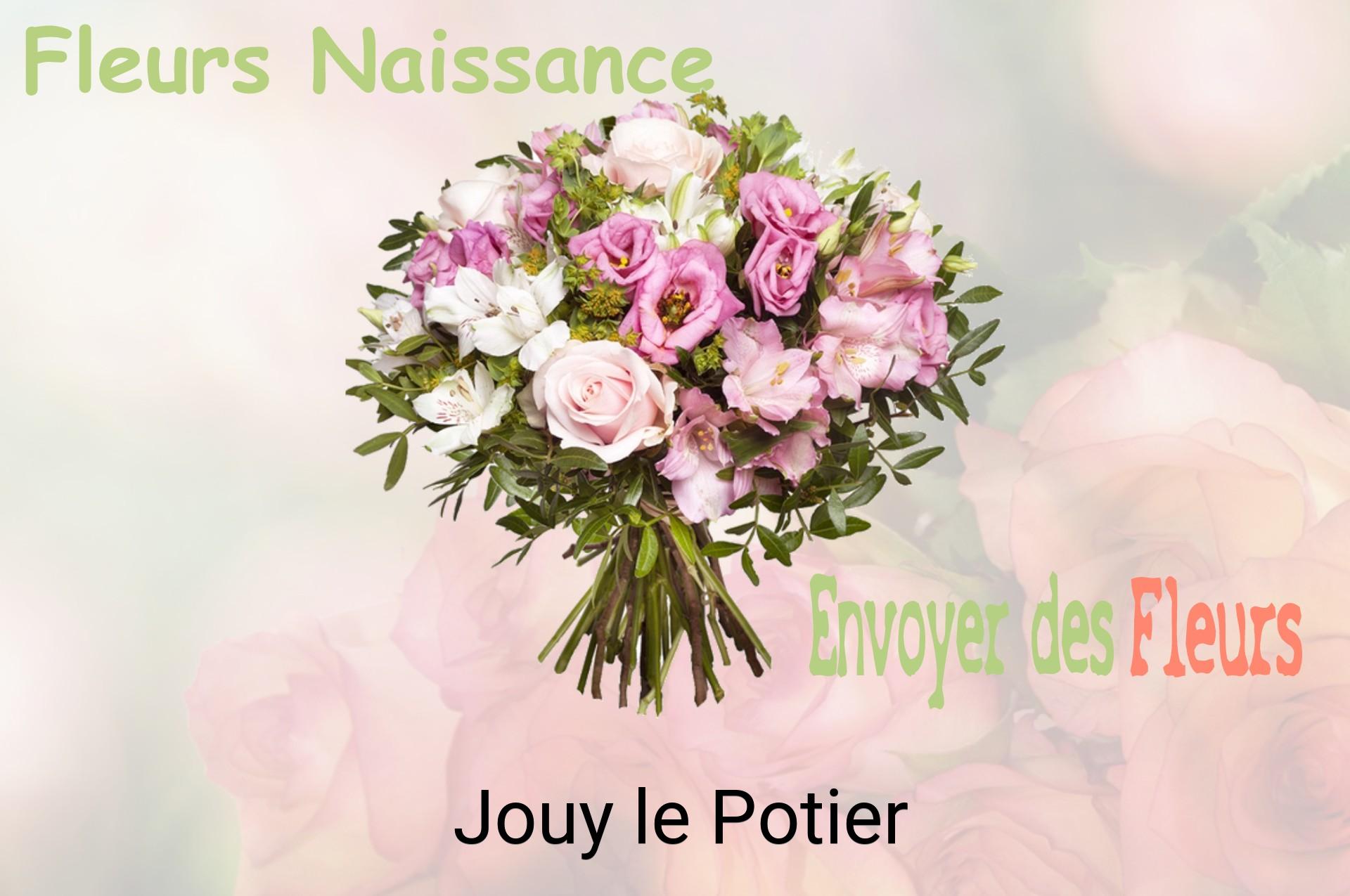 Bouquet de fleurs de naissance livré à Jouy-le-Potier